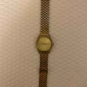 Nixon Adjustable Gold Watch